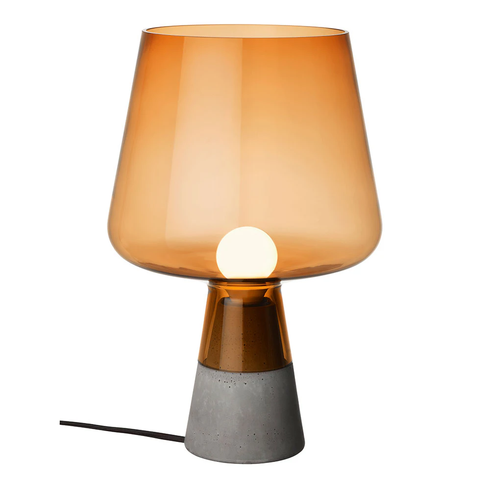 Iittala Leimu Bordslampa 38 Cm - Bordslampor Glas Koppar