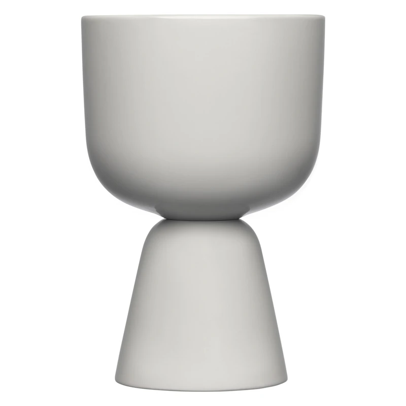 Nappula Kruka 19x12,5 cm, Ljusgrå