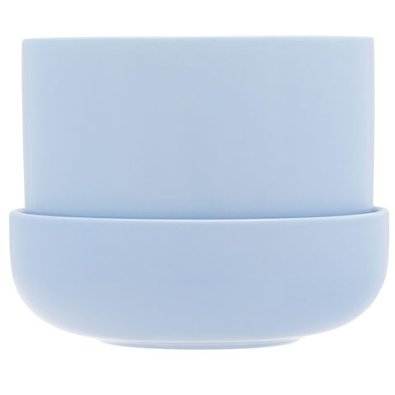 Nappula Kruka Med Fat 17x13 cm, Aqua