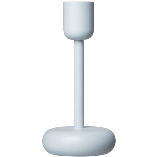 Iittala Nappula Ljusstake 183 Mm - Ljusstakar Stål Aqua