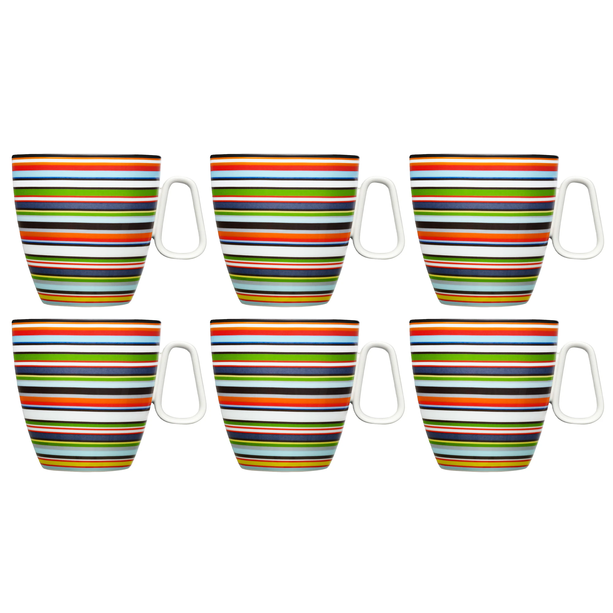Iittala Origo Mugg 40 Cl 6-pack - Kaffekoppar Porslin Orange