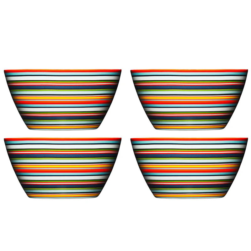 Origo Skål 50 cl 4-pack, Orange