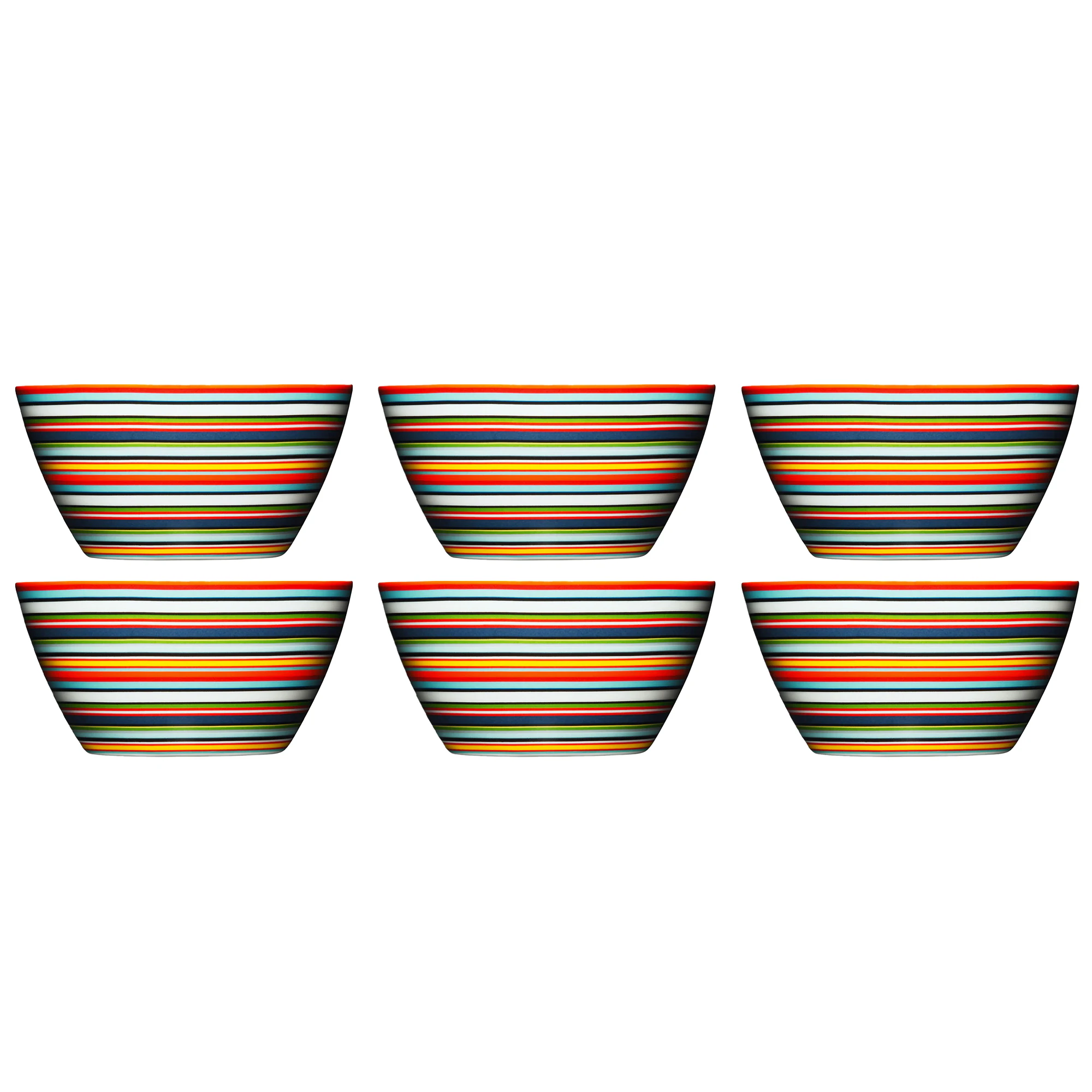 Iittala Origo Sk&aring;l 50 Cl 6-pack - Serveringssk&aring;lar Porslin Orange