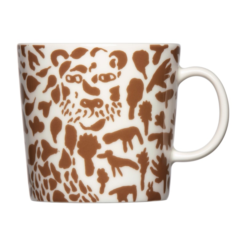 Oiva Toikka Collection Mugg 40 cl, Cheetah Brun