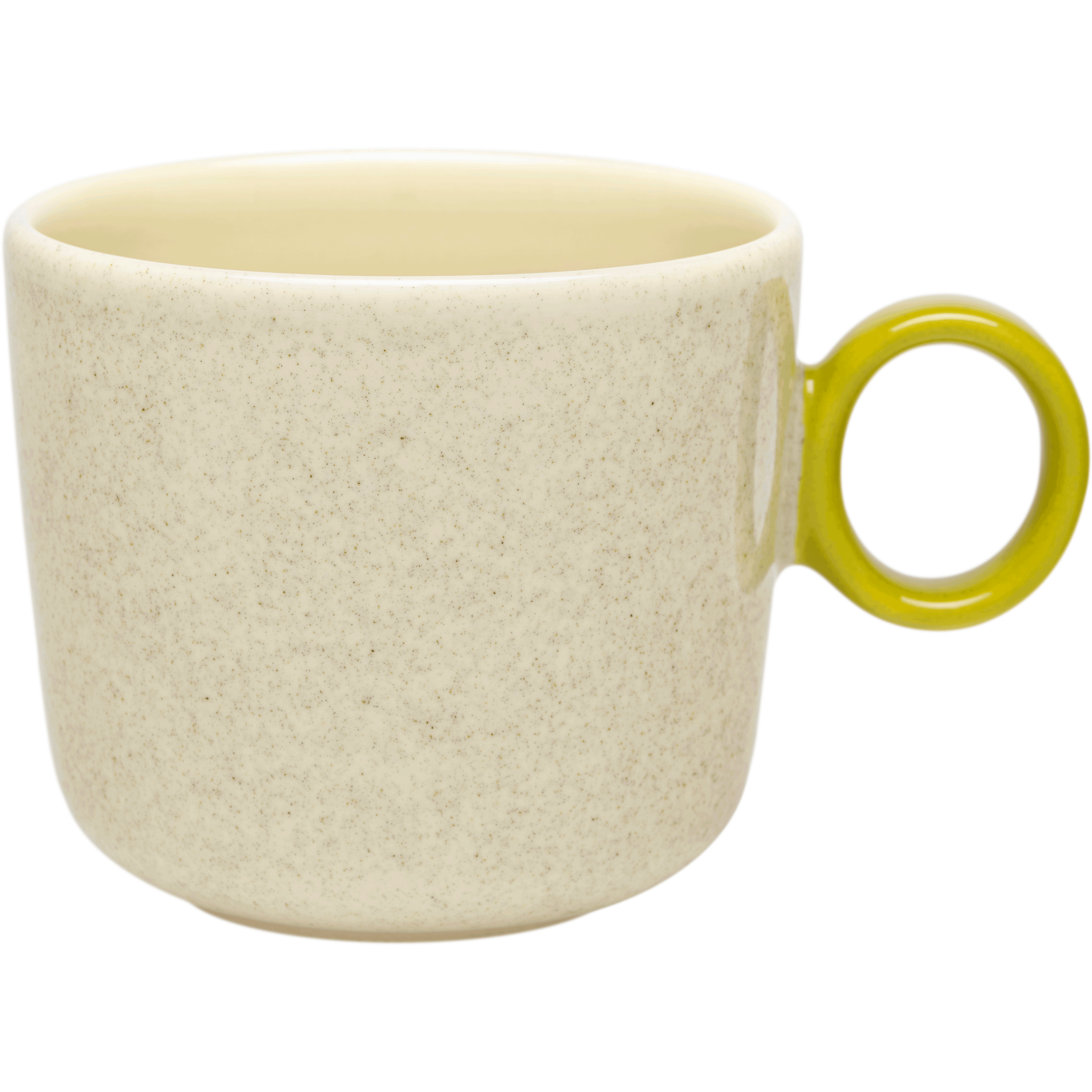 Iittala Play Mugg 35 Cl Ivory / Oliv - Kaffekoppar Vitroporslin Elfenben