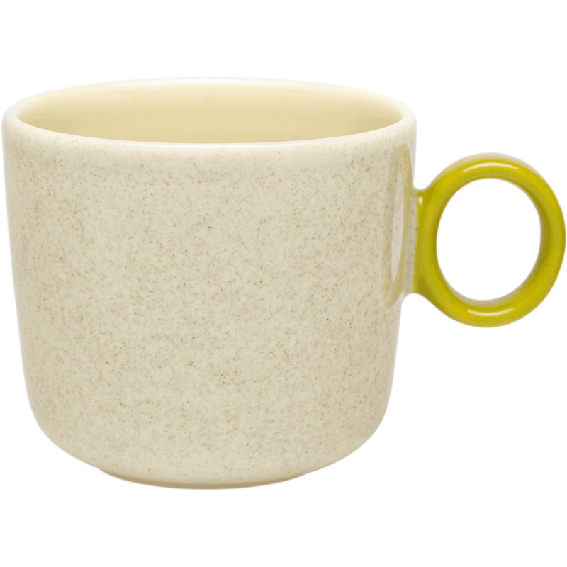 Play Mugg 35 cl, Ivory / Oliv