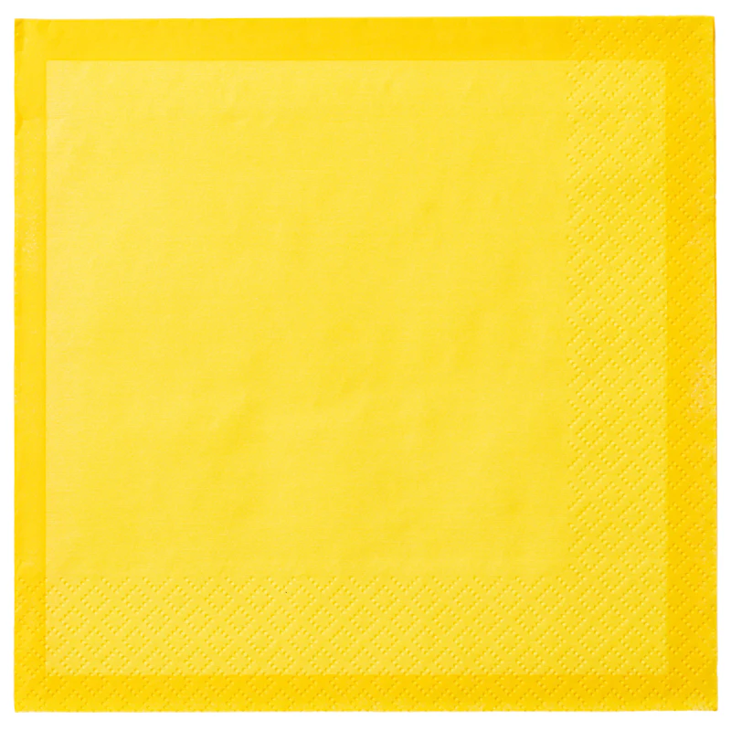 Servetter 33x33 cm, Eldgul