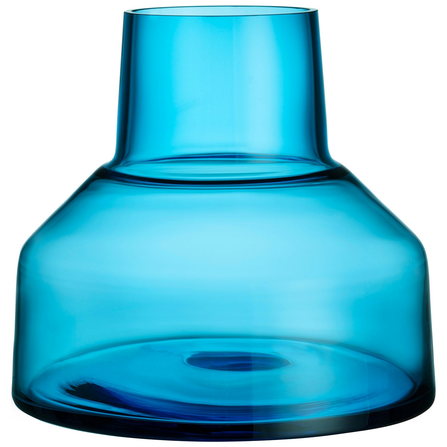 Iittala Solare Vas L&aring;g 20x22 Cm - Vaser Glas Electric Blue