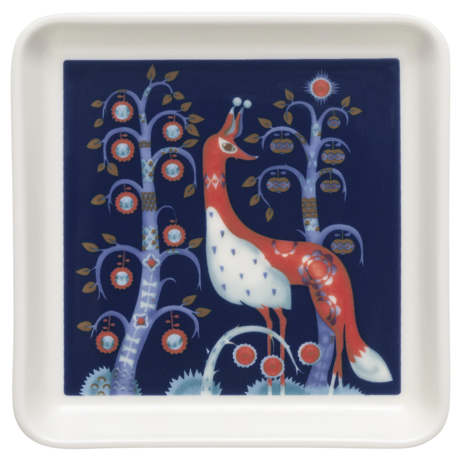 Iittala Taika Tallrik 12x12 Cm - Assietter Vitroporslin Bl&aring;