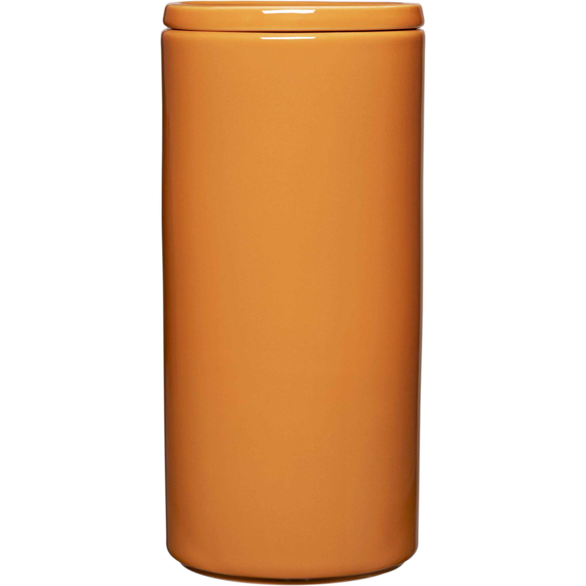 Iittala Teema Burk 130 Cl Amber - F&ouml;rvaringsburkar & lock Vitroporslin B&auml;rnsten