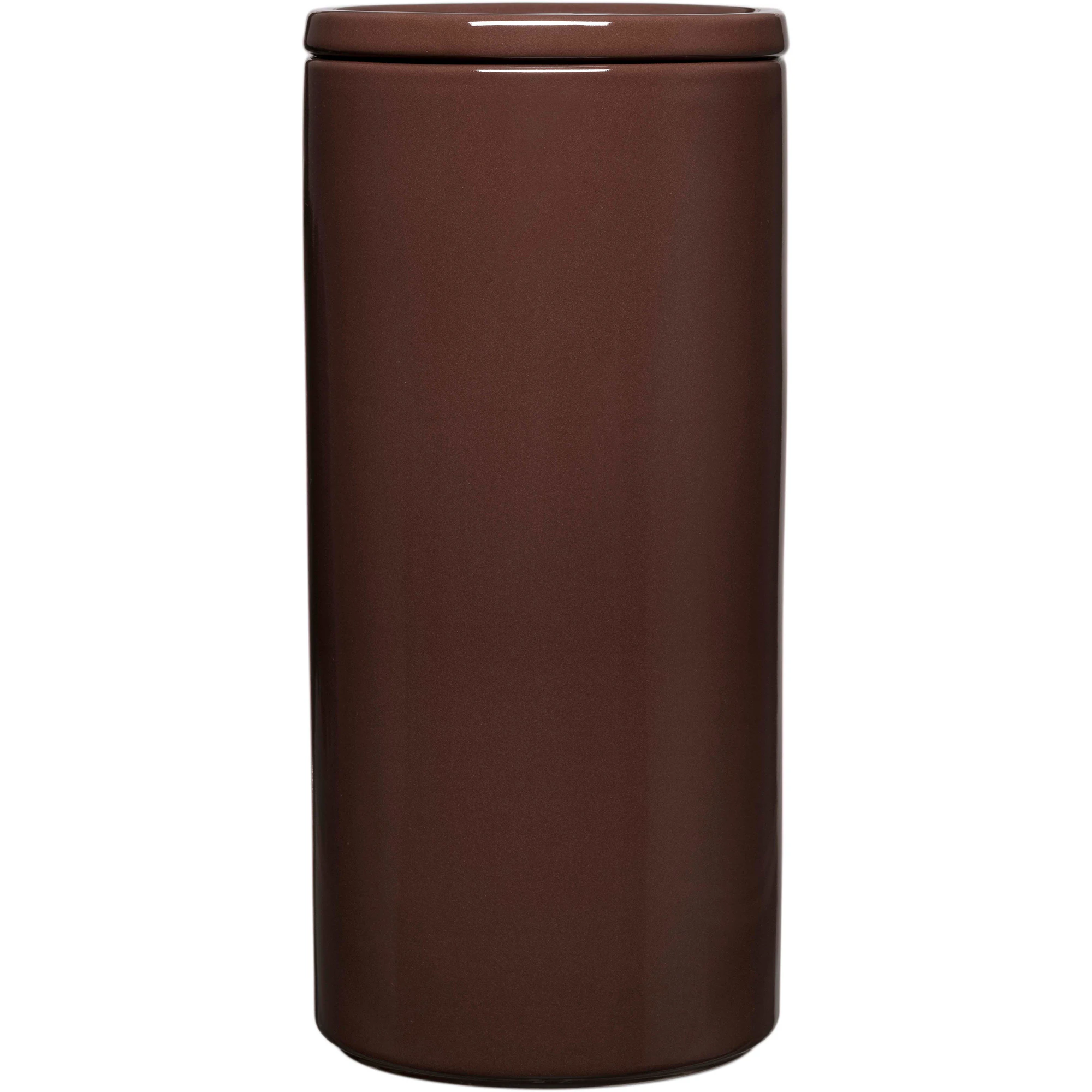 Iittala Teema Burk 130 Cl - F&ouml;rvaringsburkar & lock Vitroporslin Espresso