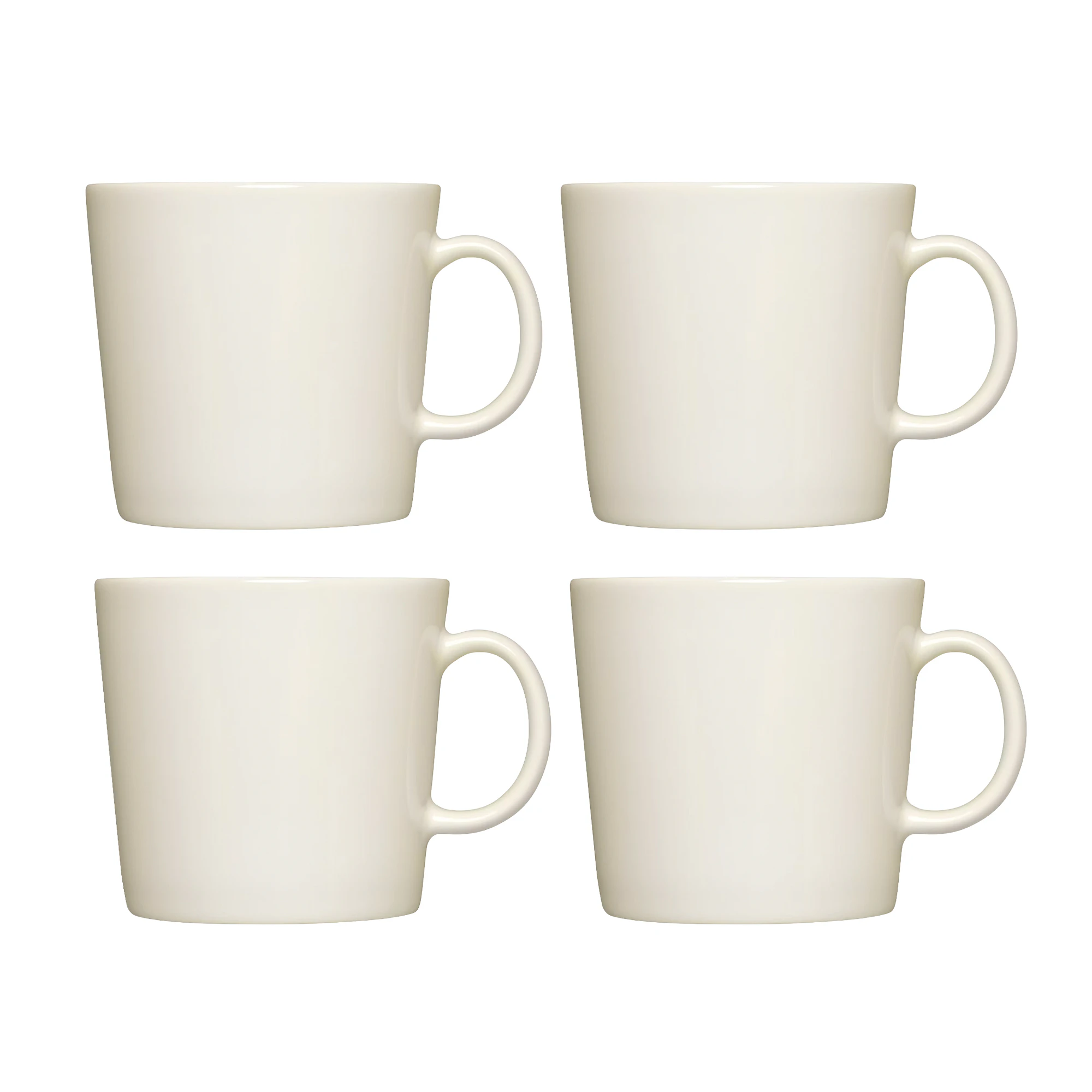 Iittala Teema Mugg 40 Cl 4-pack - Kaffekoppar Porslin Vit