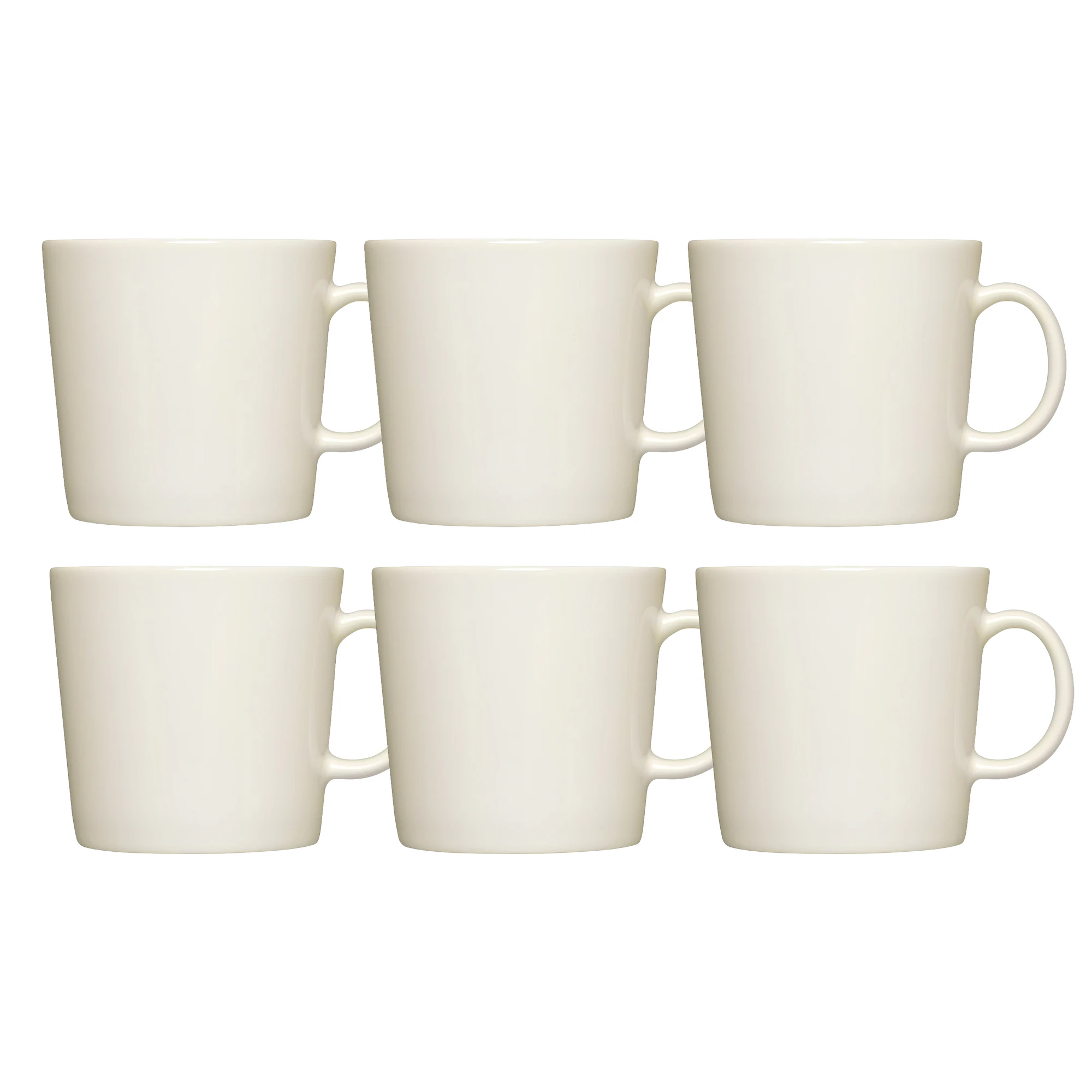 Iittala Teema Mugg 40 Cl 6-pack - Kaffekoppar Porslin Vit