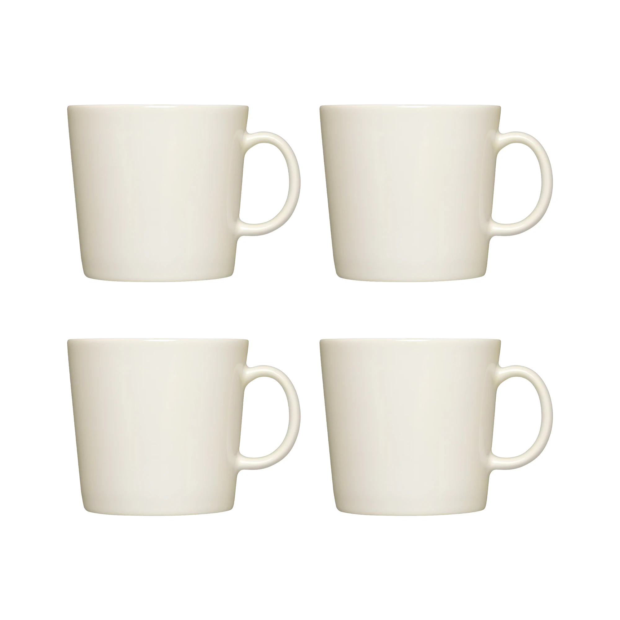 Iittala Teema Mugg 30 Cl 4-pack - Kaffekoppar Porslin Vit