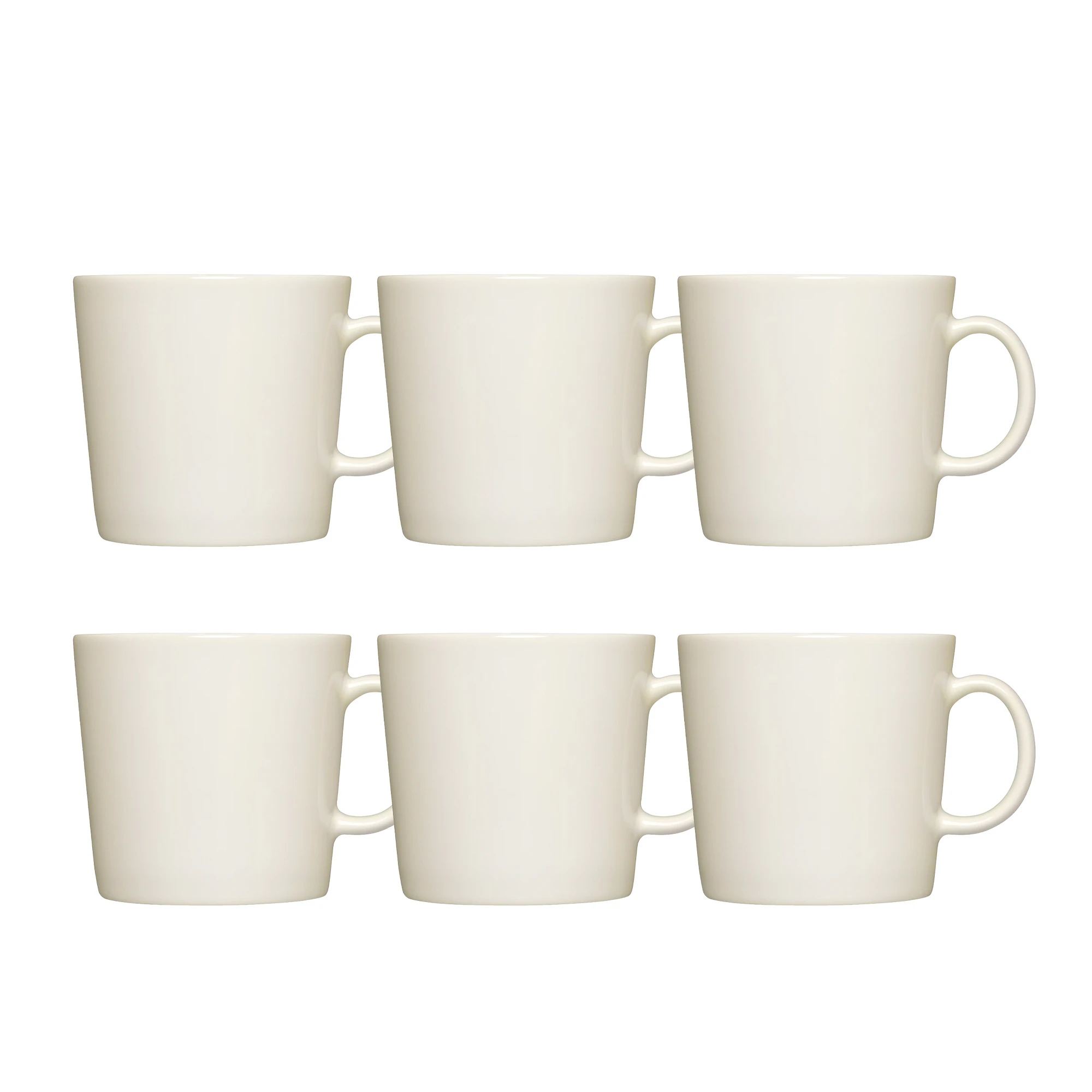 Iittala Teema Mugg 30 Cl 6-pack - Kaffekoppar Porslin Vit