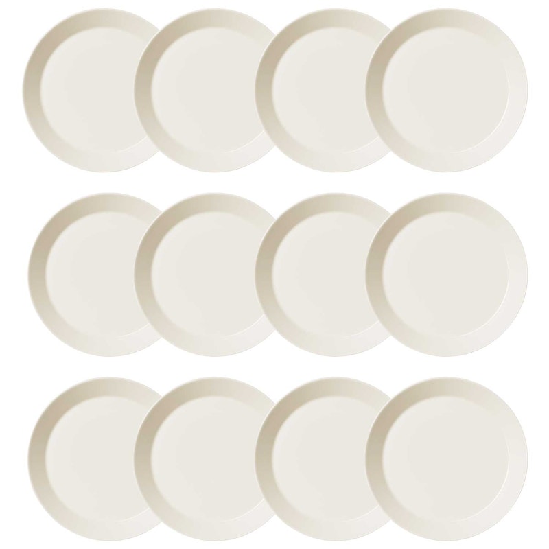 Teema Tallrik 26 cm Vit, 12-Pack