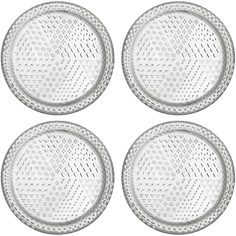 Tundra Assietter 4-pack 15,4 cm, Klar