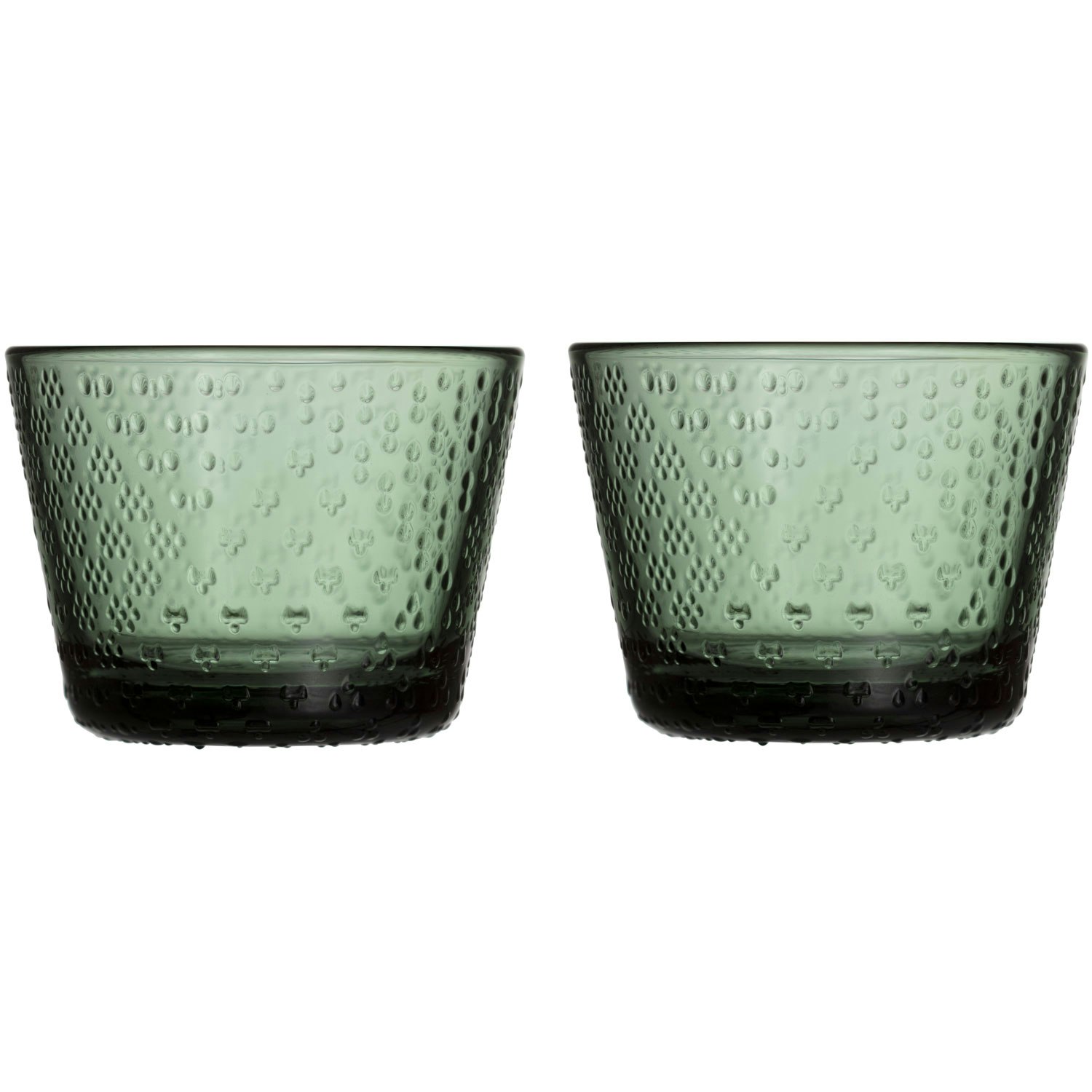 iittala tundra 16 cl 2-pack - dricksglas glas tallgrön
