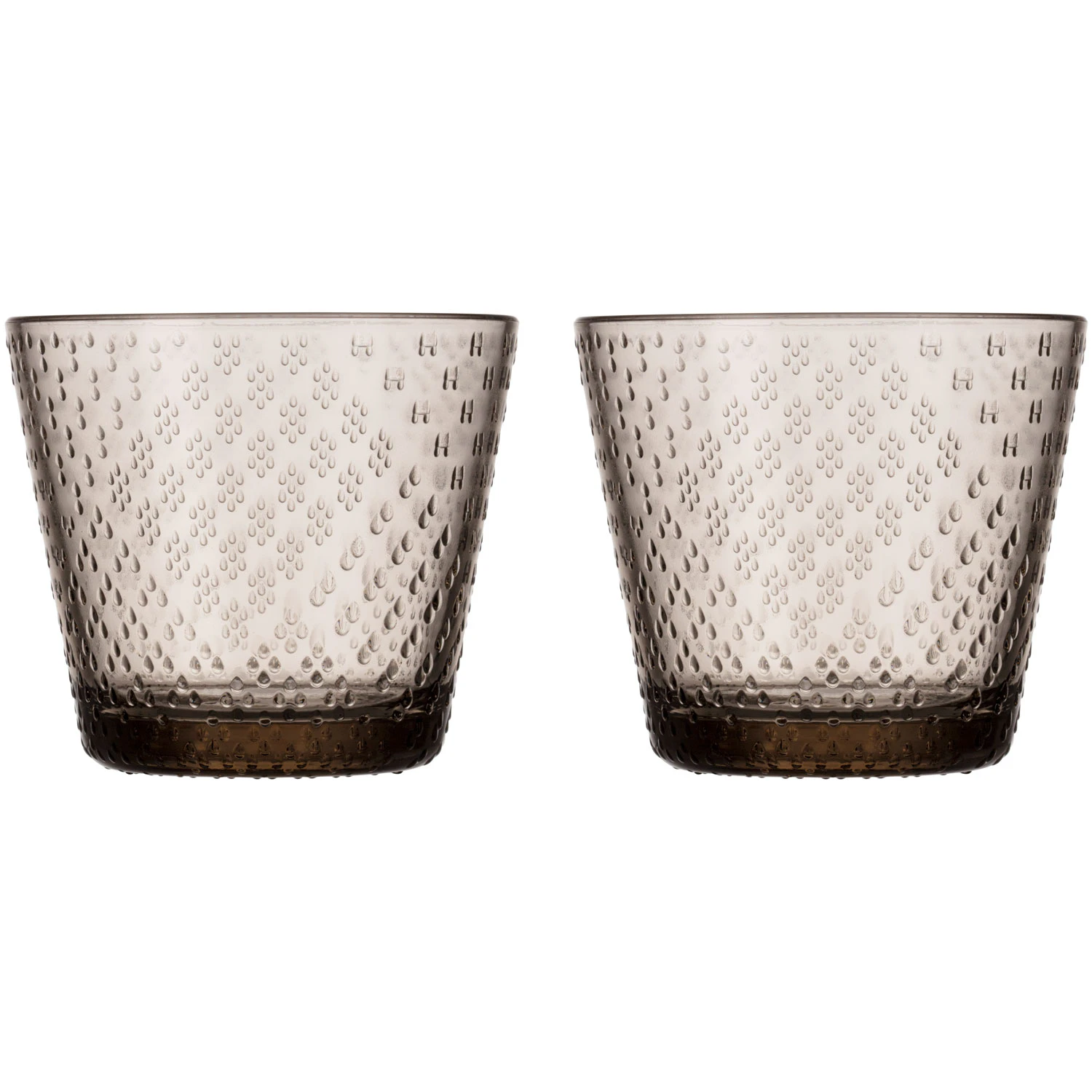 iittala tundra 29 cl 2-pack linne - dricksglas glas linen