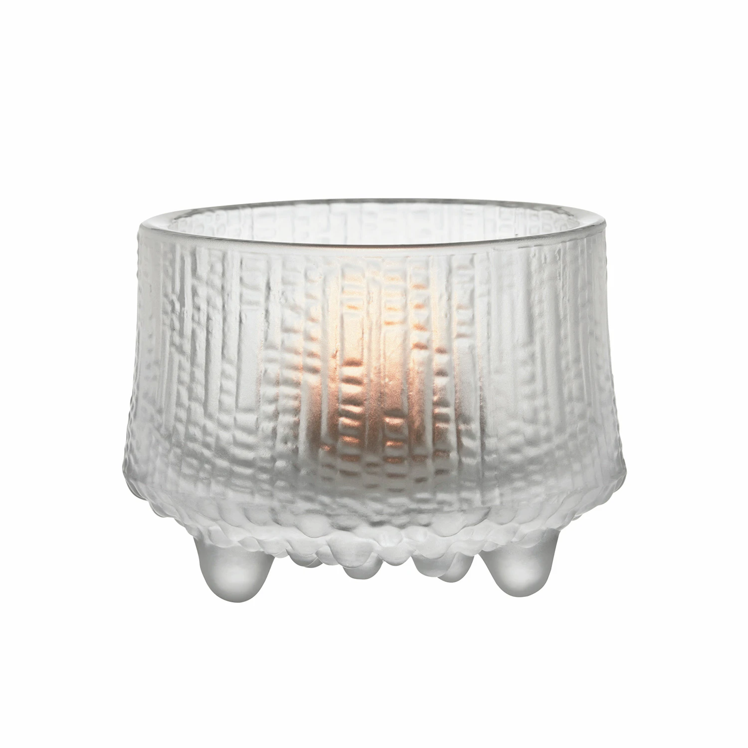 Iittala Ultima Thule Ljuslykta 6,5 Cm Frostad - Ljuslyktor Glas Klar