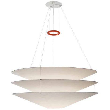 Ingo Maurer Floatation 3 Pendel 75 Cm - Pendellampor Papper Vit