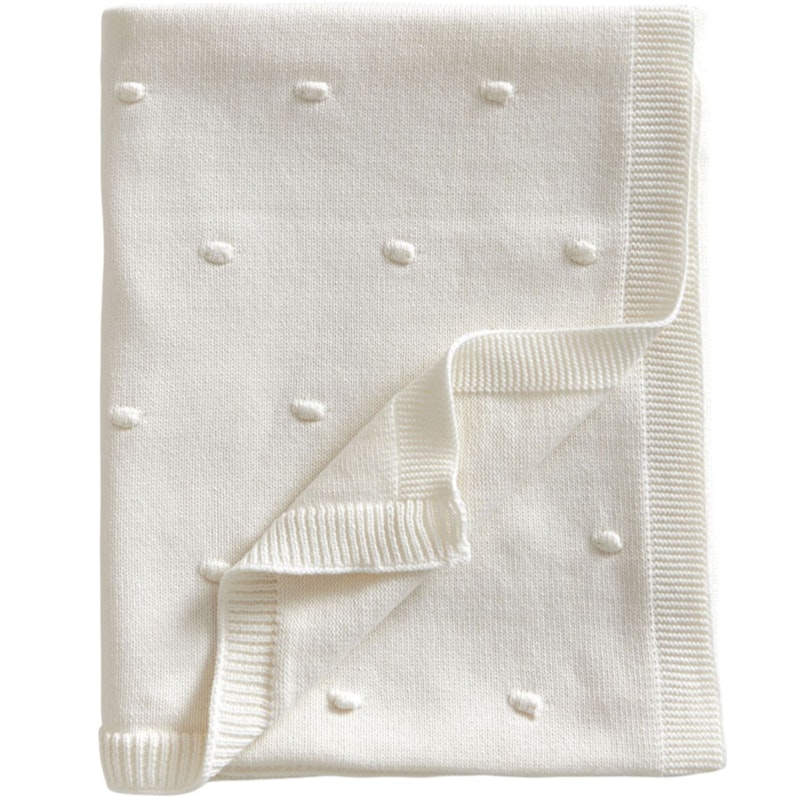 Bubble Babyfilt 80x100 cm, Pearl