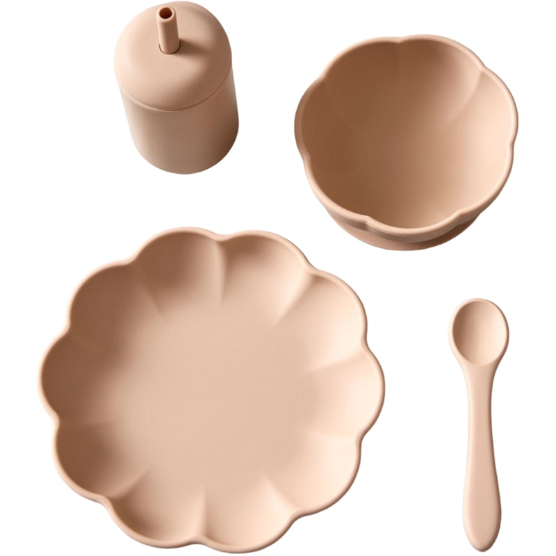 Little Poppy Barnservis 4 Delar, Oatmeal