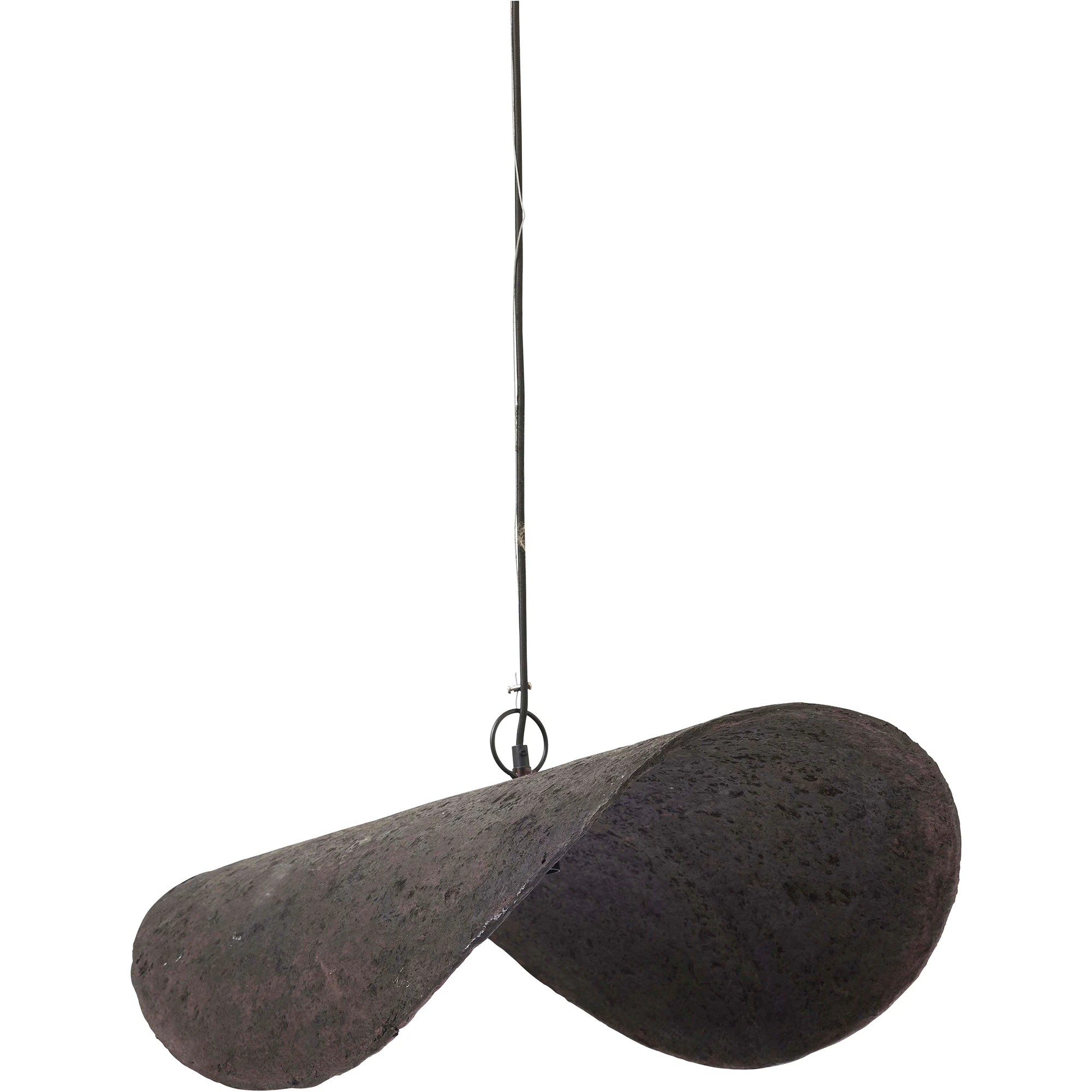 Jakobsdals Disque Pendel - Pendellampor Papier-mâché Svart