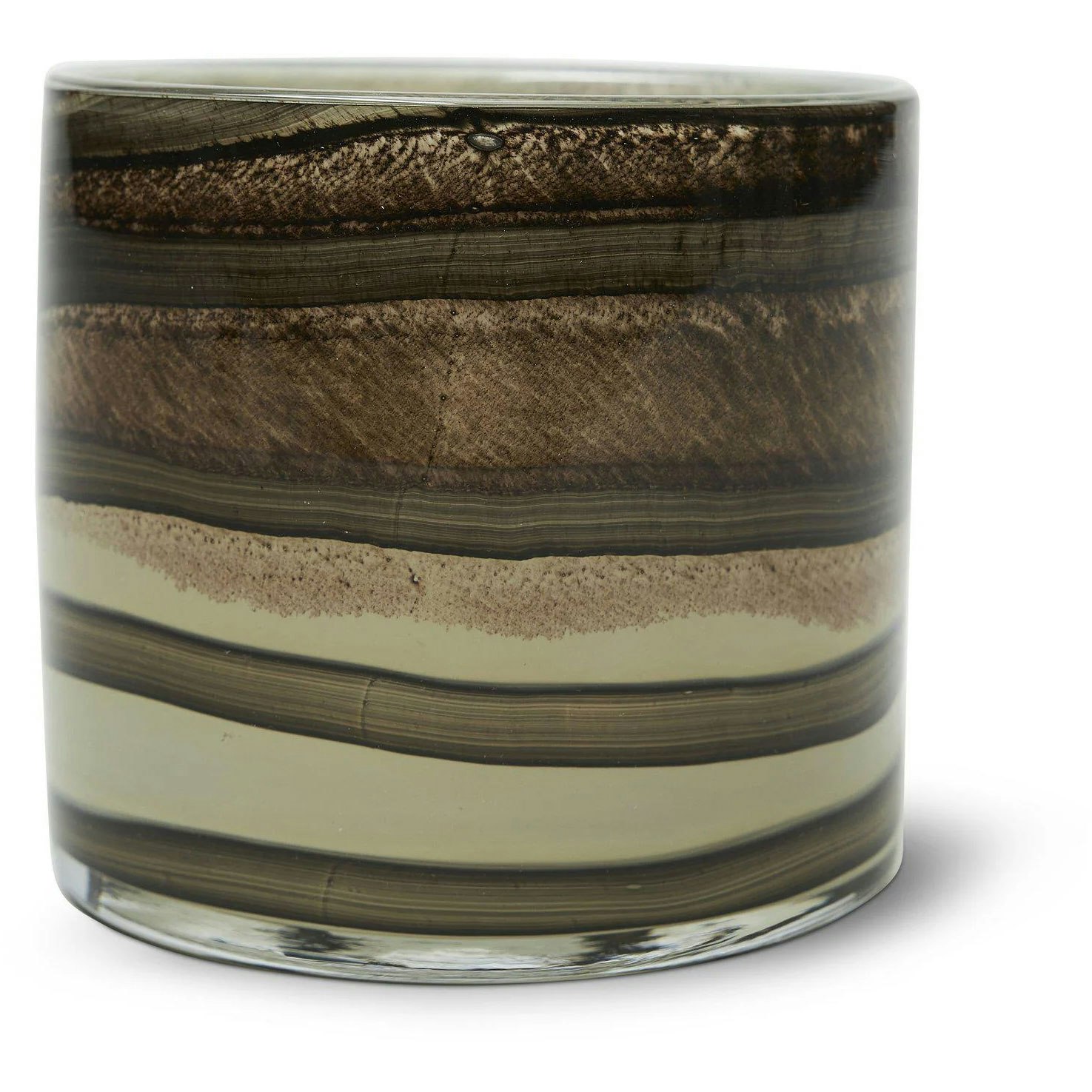 Jakobsdals Florence Ljuslykta 12 Cm - Ljuslyktor Glas Brun