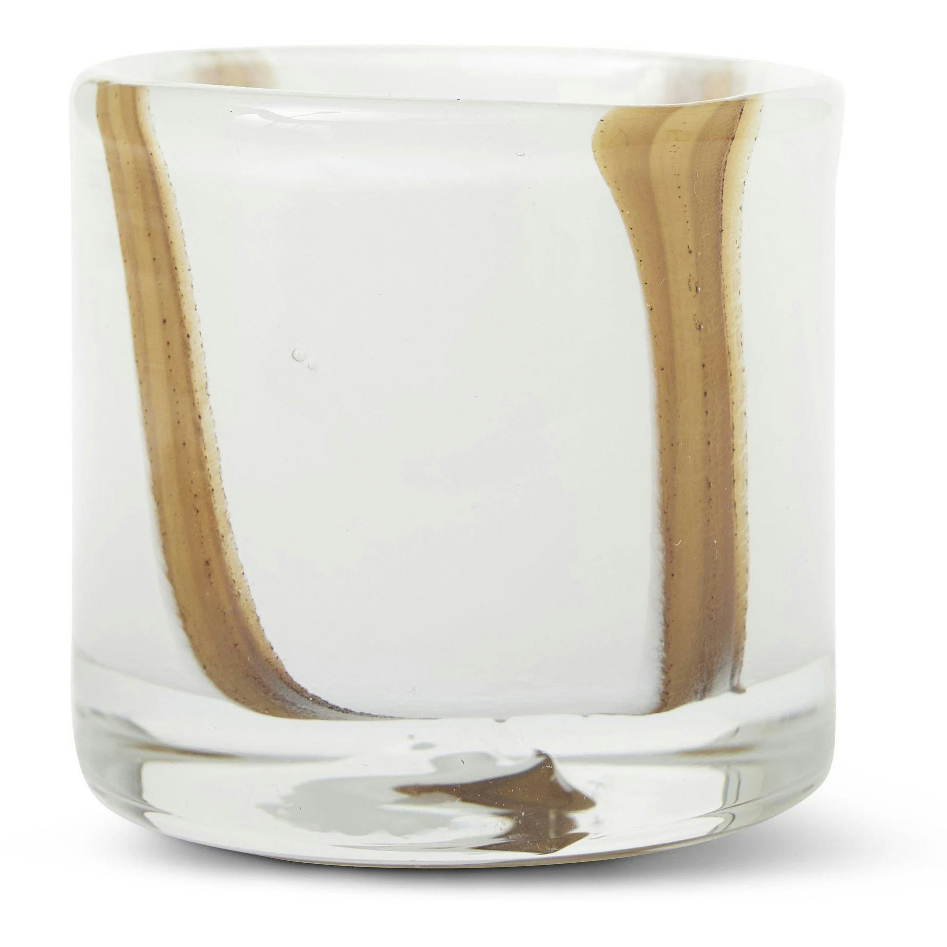 Jakobsdals Luci Ljuslykta 8 Cm / Orange - Ljuslyktor Glas Vit