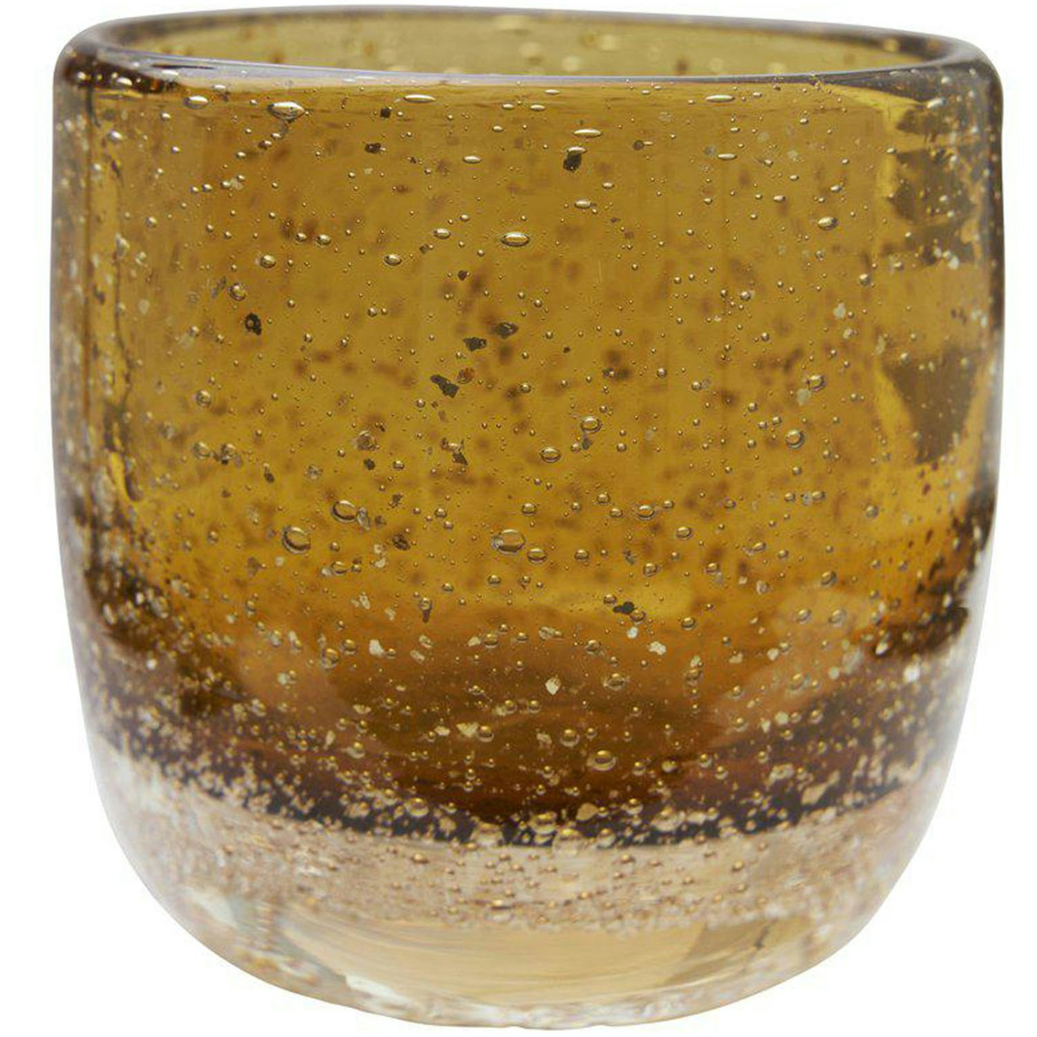 Jakobsdals Maple Ljuslykta 10 Cm - Ljusstakar Glas Orange