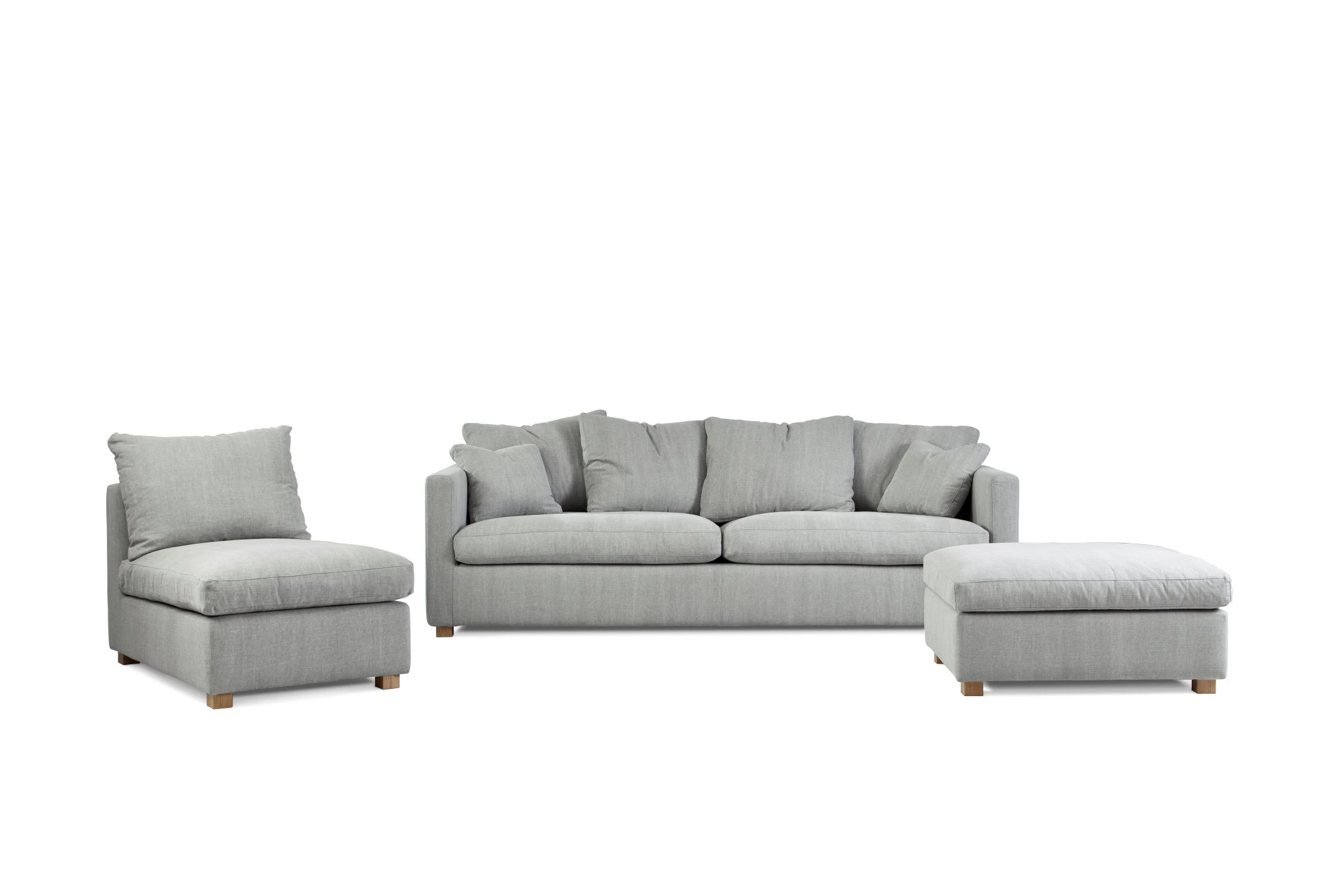 Jonas Ihreborn Lukas Lcv Soffa 3-sits Geneva Vint/nimbus 01 Grey, grå från Jonas Ihreborn, bild 2