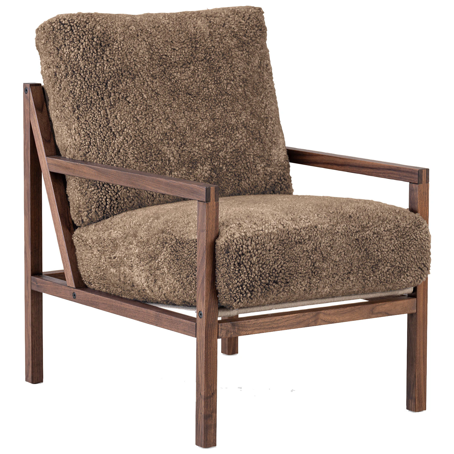 Jonas Ihreborn Seventy Five Wood F&aring;t&ouml;lj Valn&ouml;t / - F&aring;t&ouml;ljer F&aring;rskinn Sahara