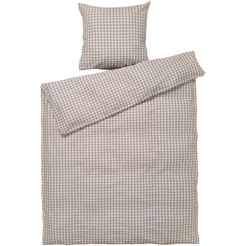 Bæk & Bølge Påslakanset 150x210 + 50x60 cm, Grå