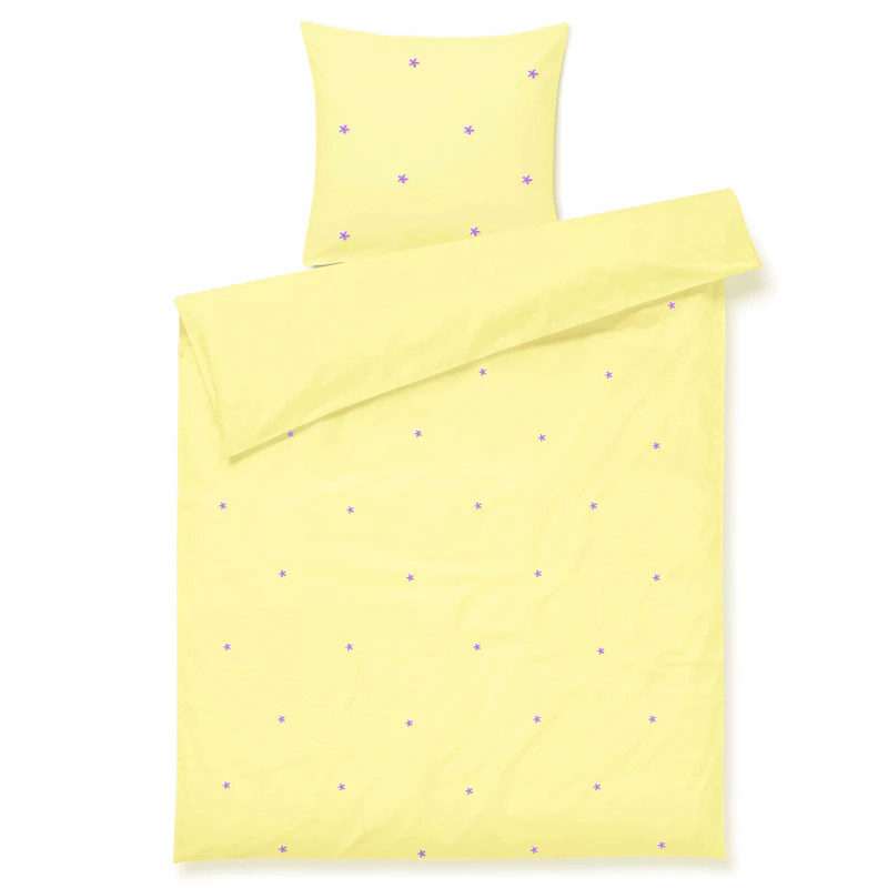 Juna Påslakanset 100x140 cm + 40x45 cm, Gul