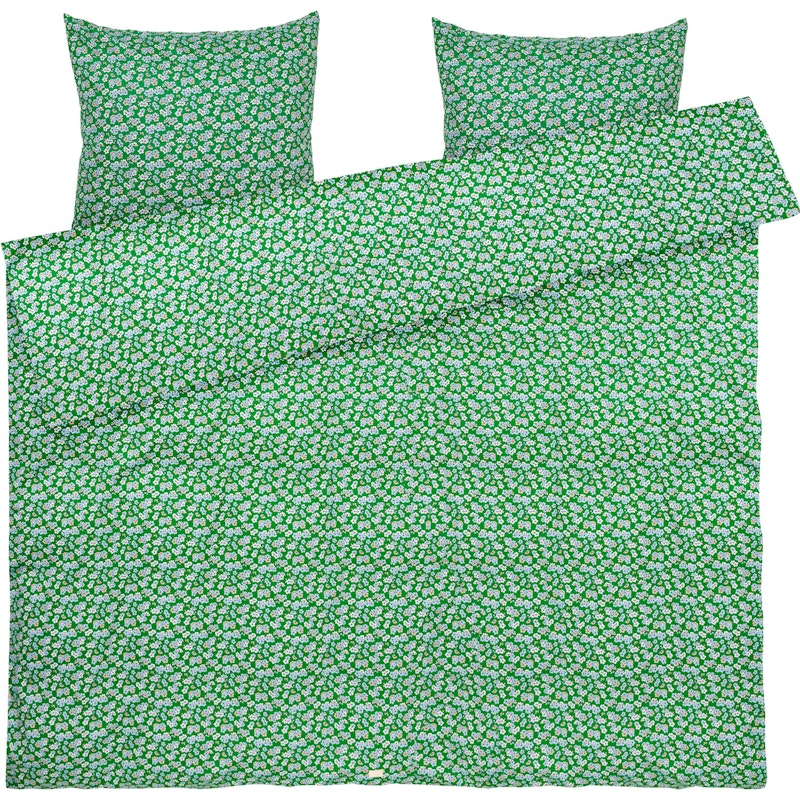 Pleasantly Bäddset 200x220 + 60x63 cm, Grön