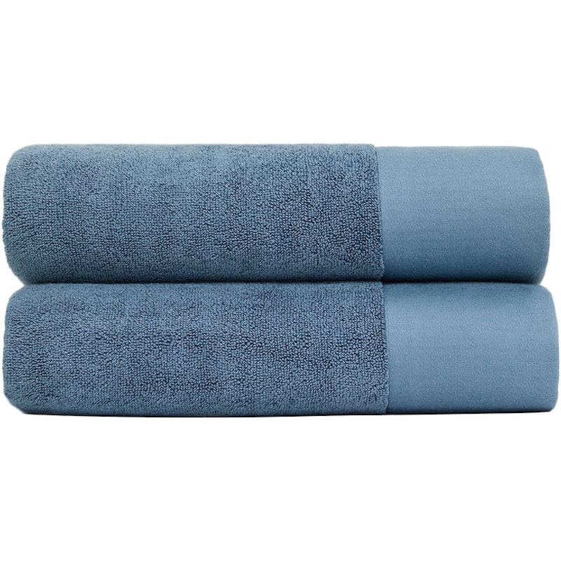 Handduk 70x140 cm 2-pack, North Sea Blue