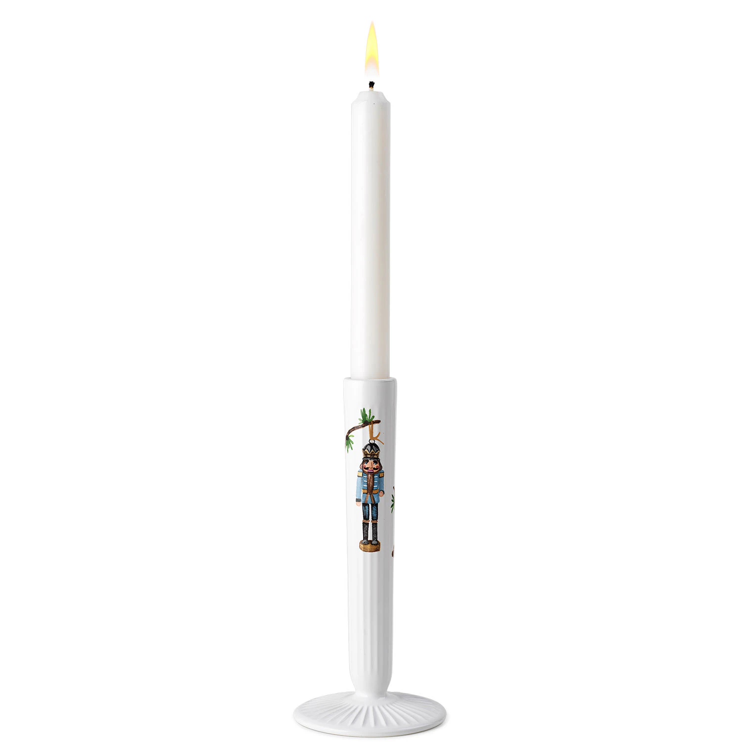 Kähler Hammershøi Christmas Ljusstake 20 Cm - Julpynt Porslin Vit