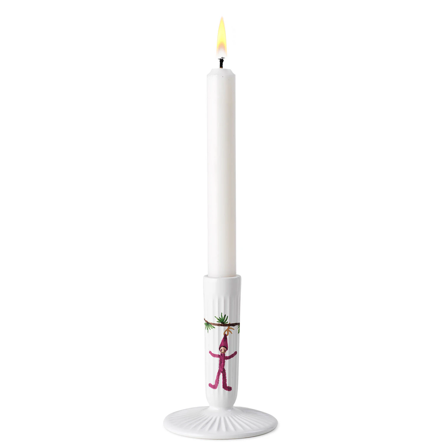 Kähler Hammershøi Christmas Ljusstake 12 Cm - Julpynt Porslin Vit
