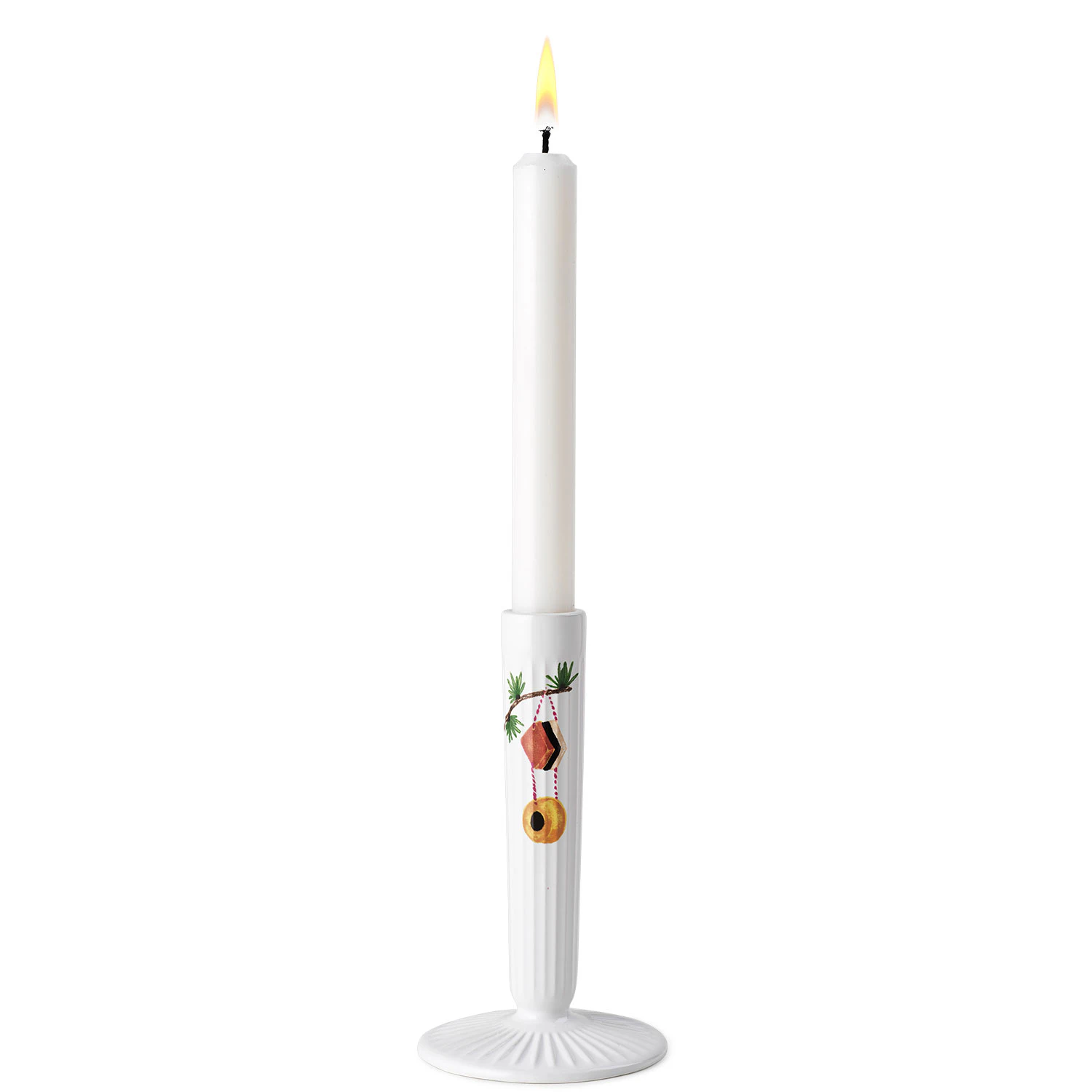 Kähler Hammershøi Christmas Ljusstake 16 Cm - Julpynt Porslin Vit