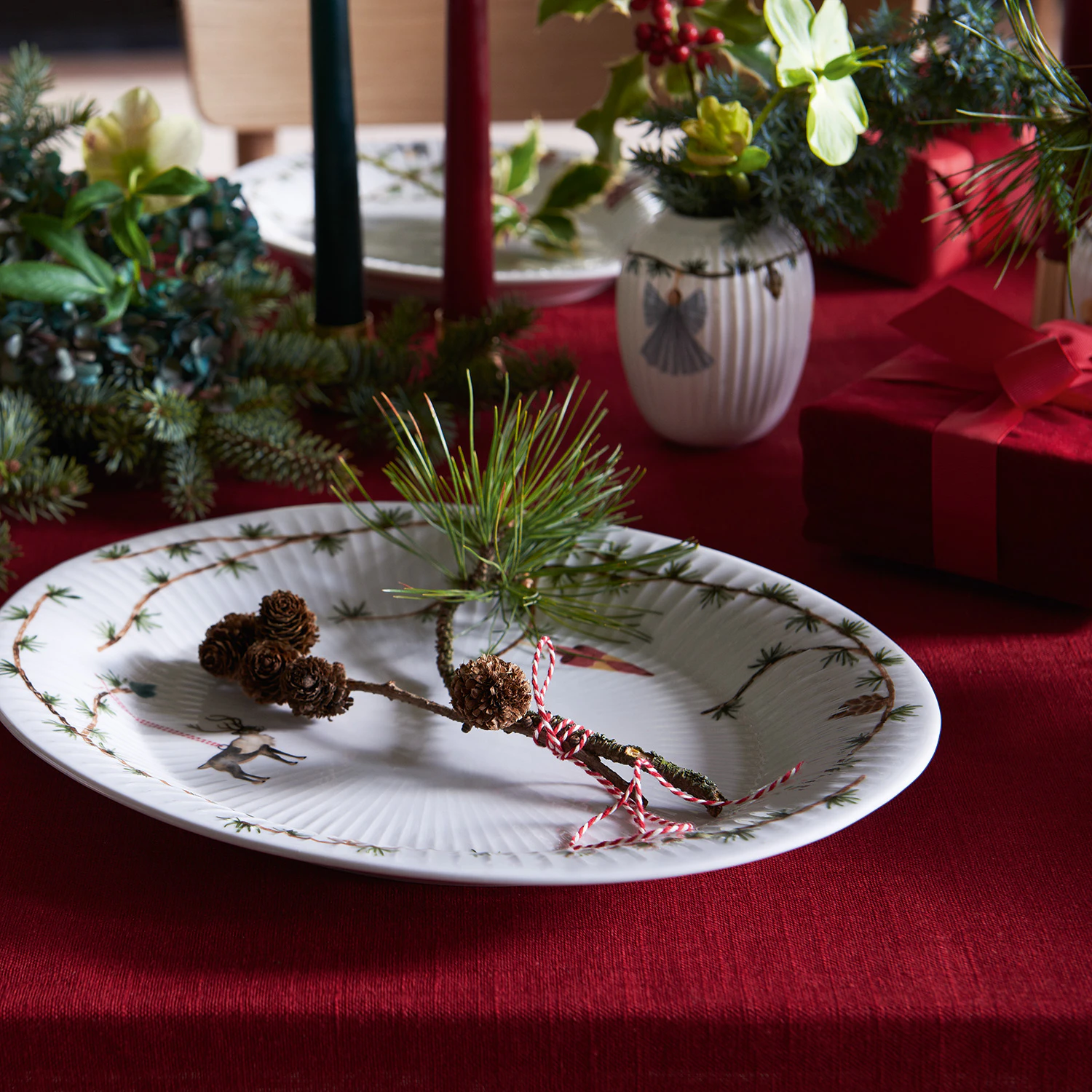 Kähler Hammershøi Christmas Vas, vit från Kähler, bild 2