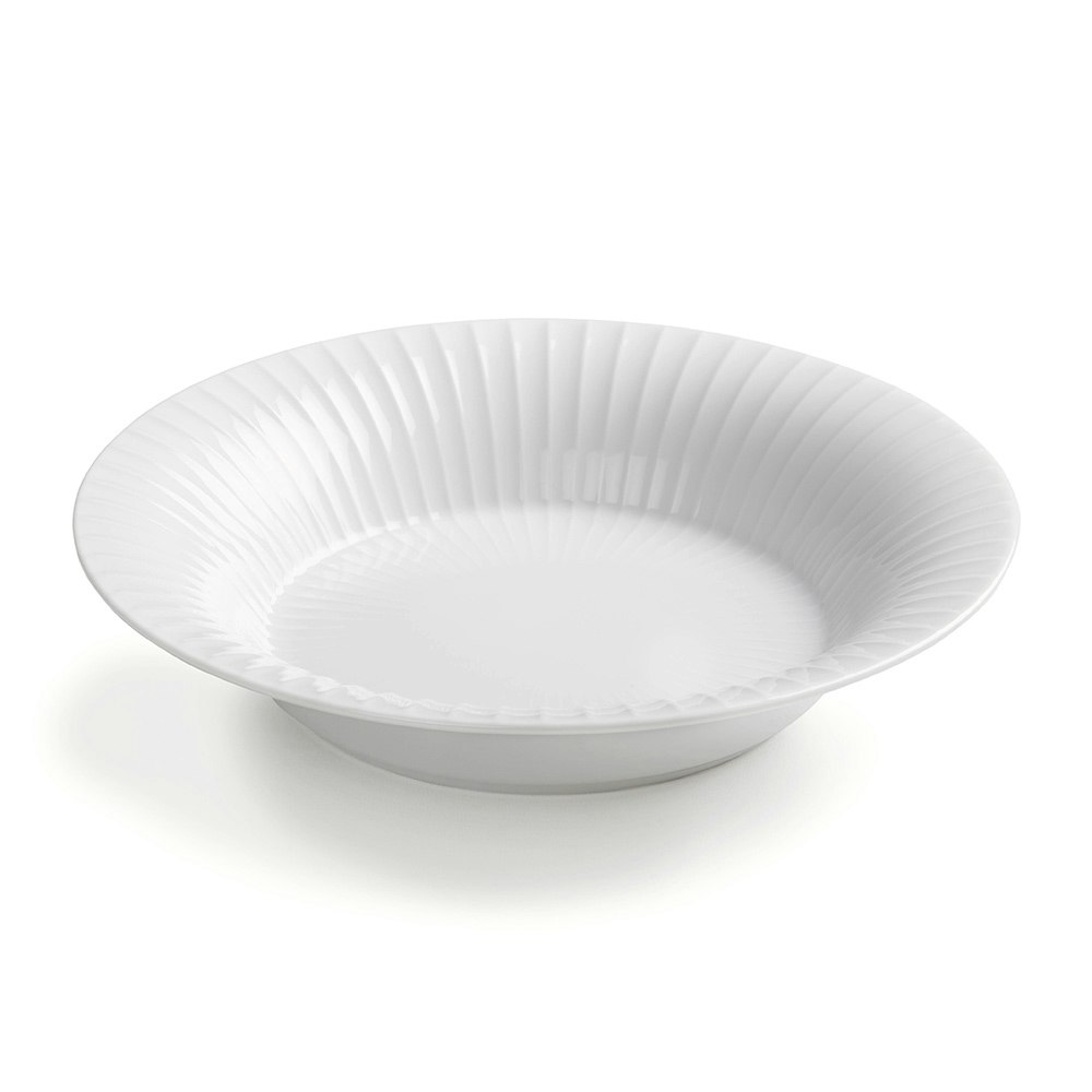K&auml;hler Hammersh&oslash;i Djup Tallrik 21 Cm - Djupa tallrikar Keramik Vit