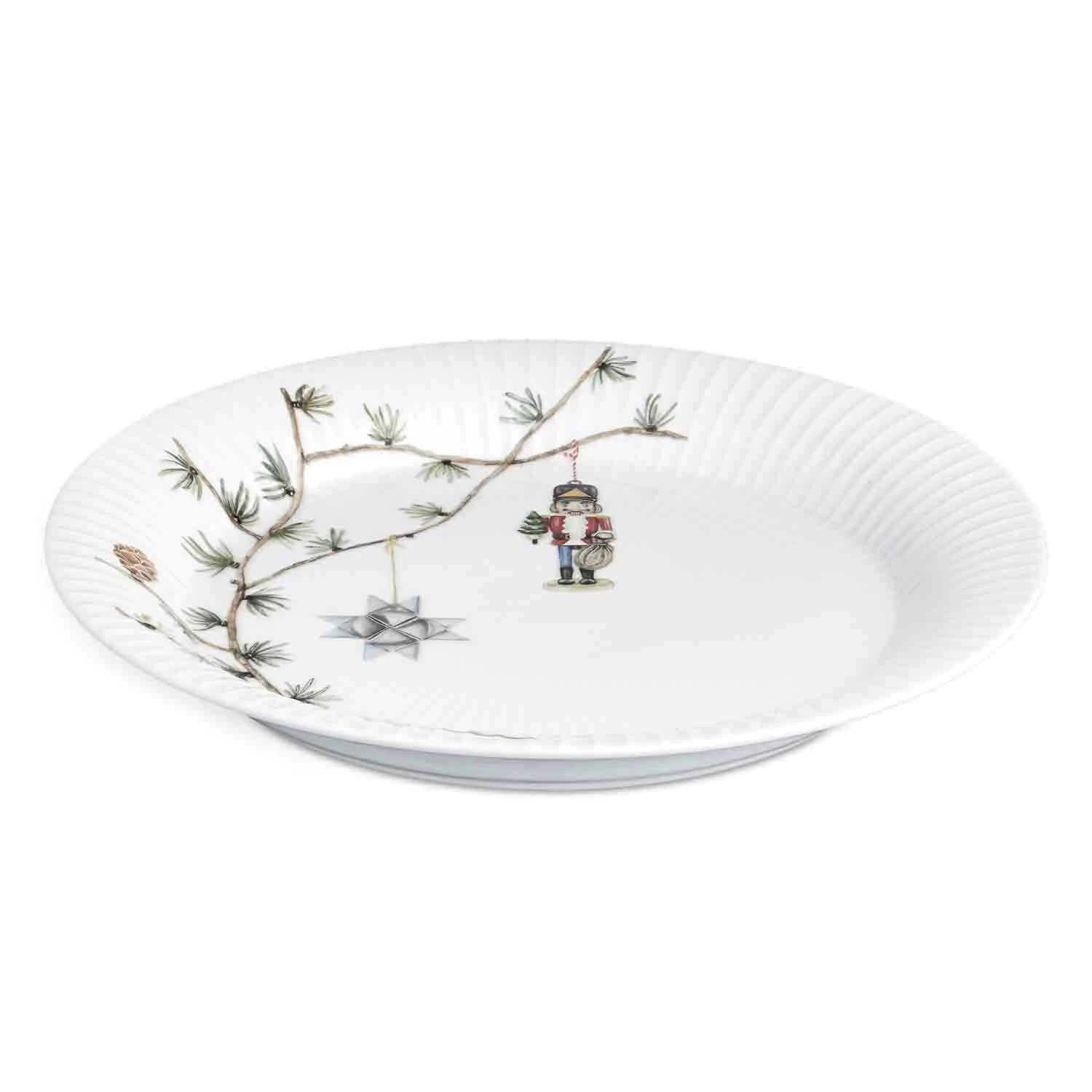 K&auml;hler Hammersh&oslash;i Jul Tallrik &Oslash;27 Cm - Porslin Vit