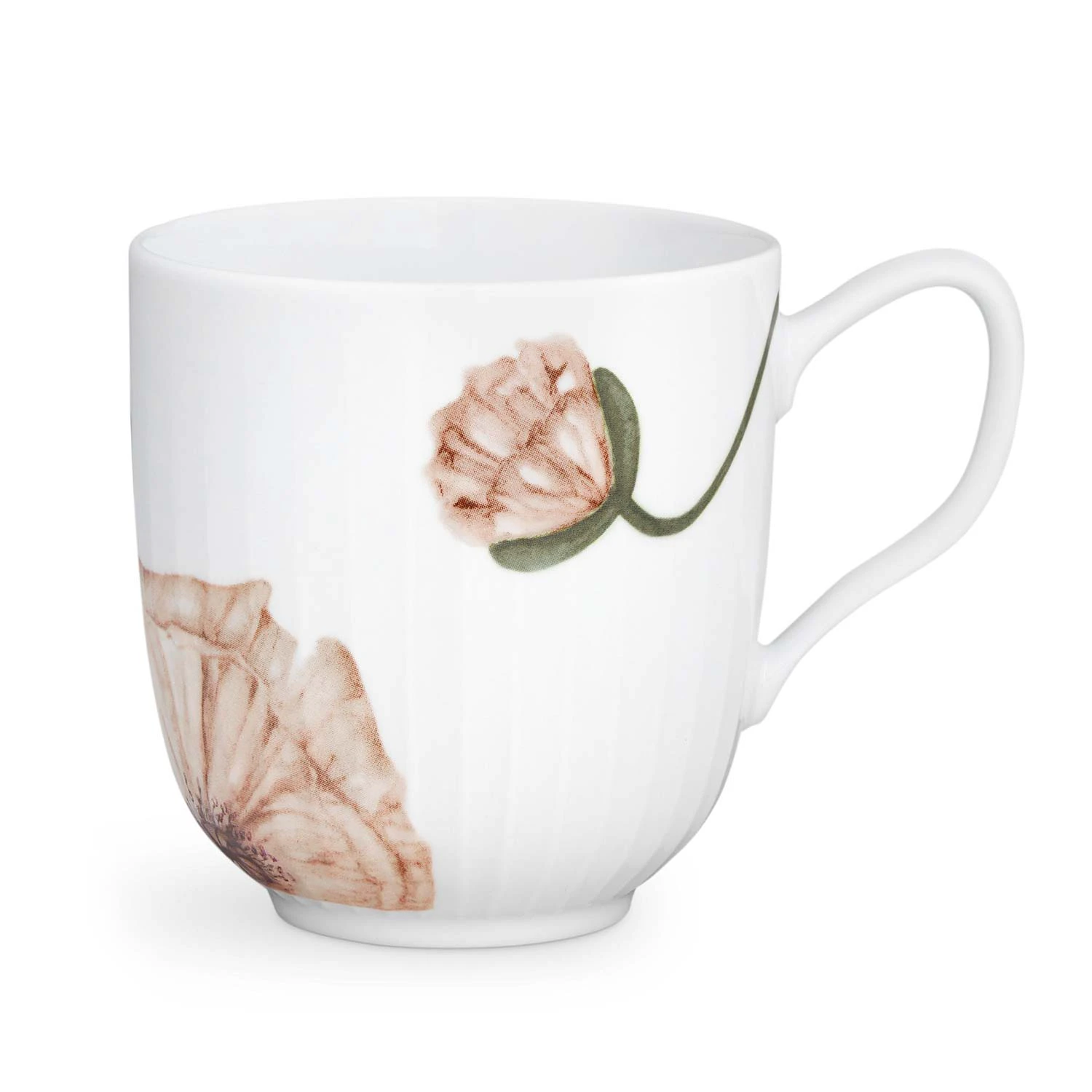 K&auml;hler Hammersh&oslash;i Poppy Mugg 33 Cl - Kaffekoppar Porslin Vit