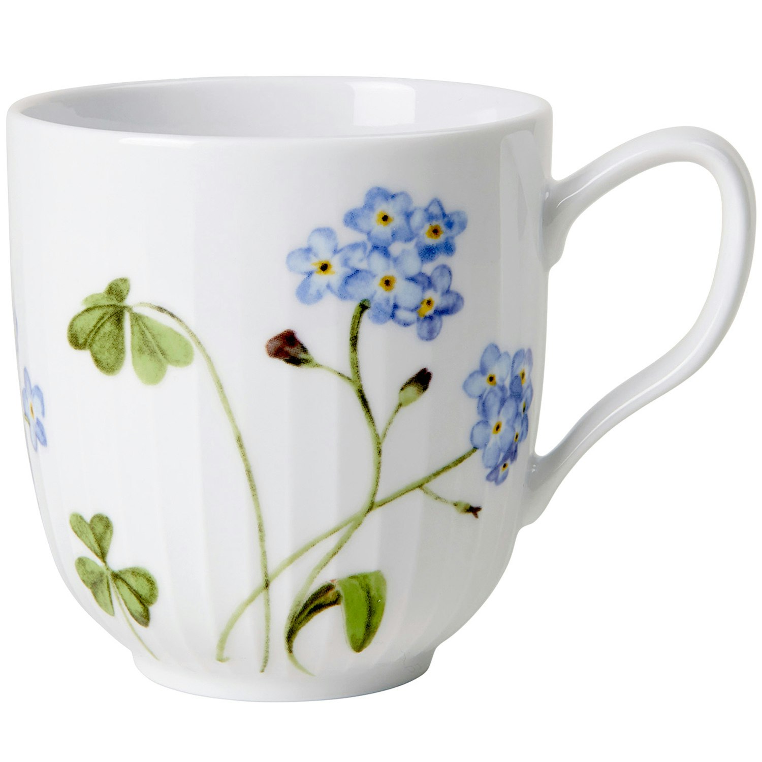 kähler hammershøi summer mugg 33 cl forget me not - porslin multi
