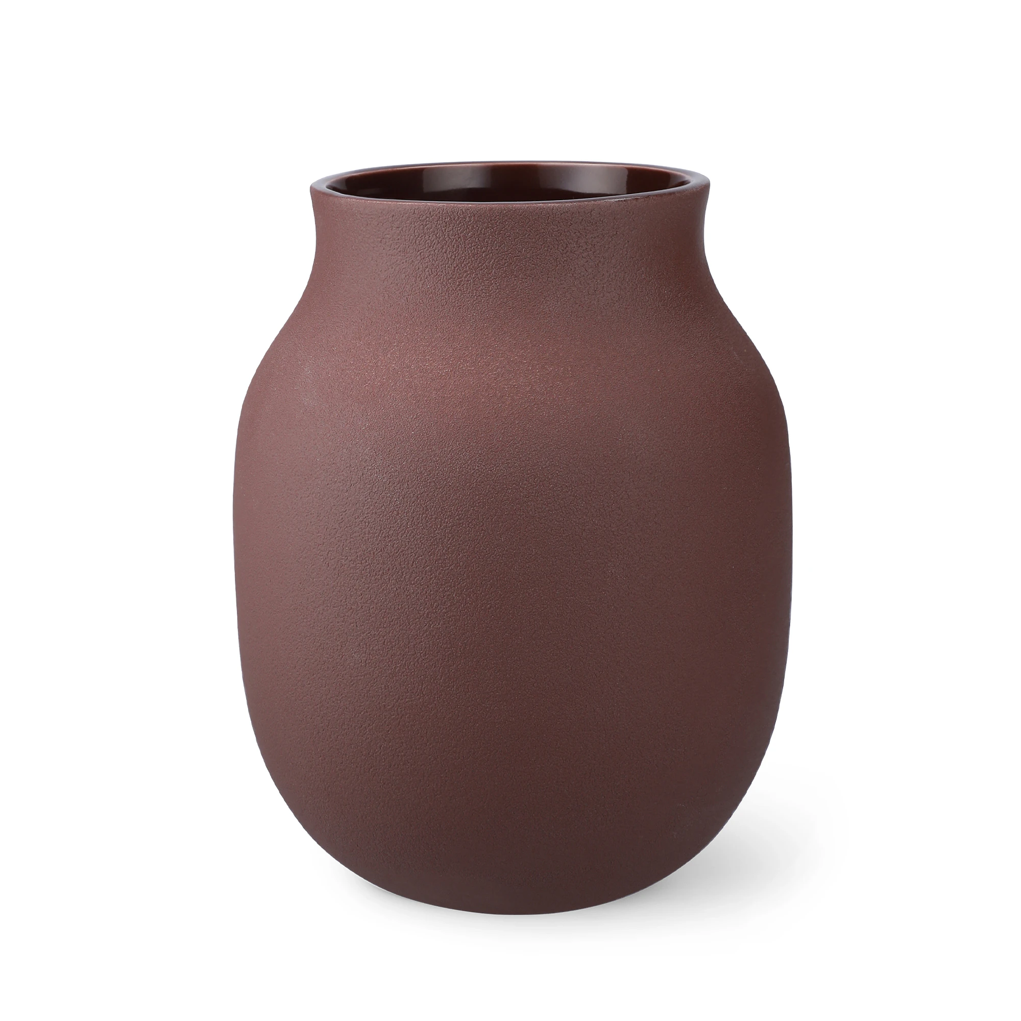 Kähler Studio Omaggio Vas 20 Cm - Vaser Stengods Burgundy