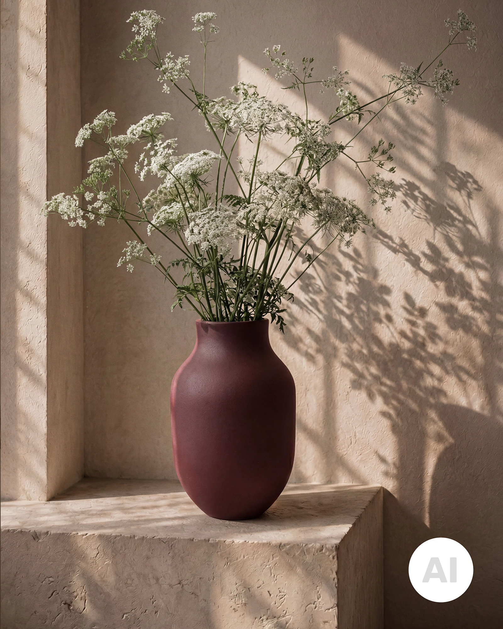 Kähler Studio Omaggio Vas 31 Cm, burgundy från Kähler, bild 2