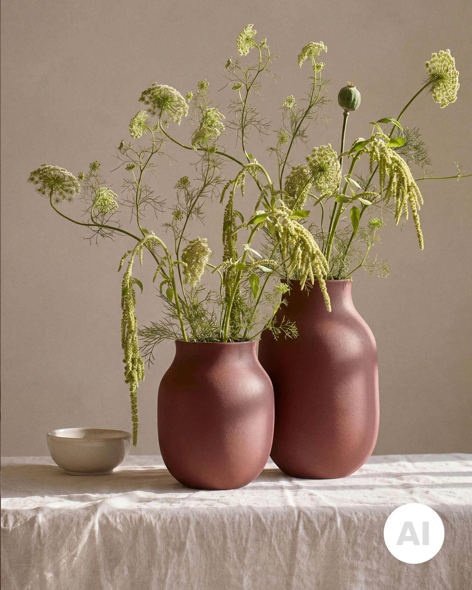 Kähler Studio Omaggio Vas 31 Cm, burgundy från Kähler, bild 3
