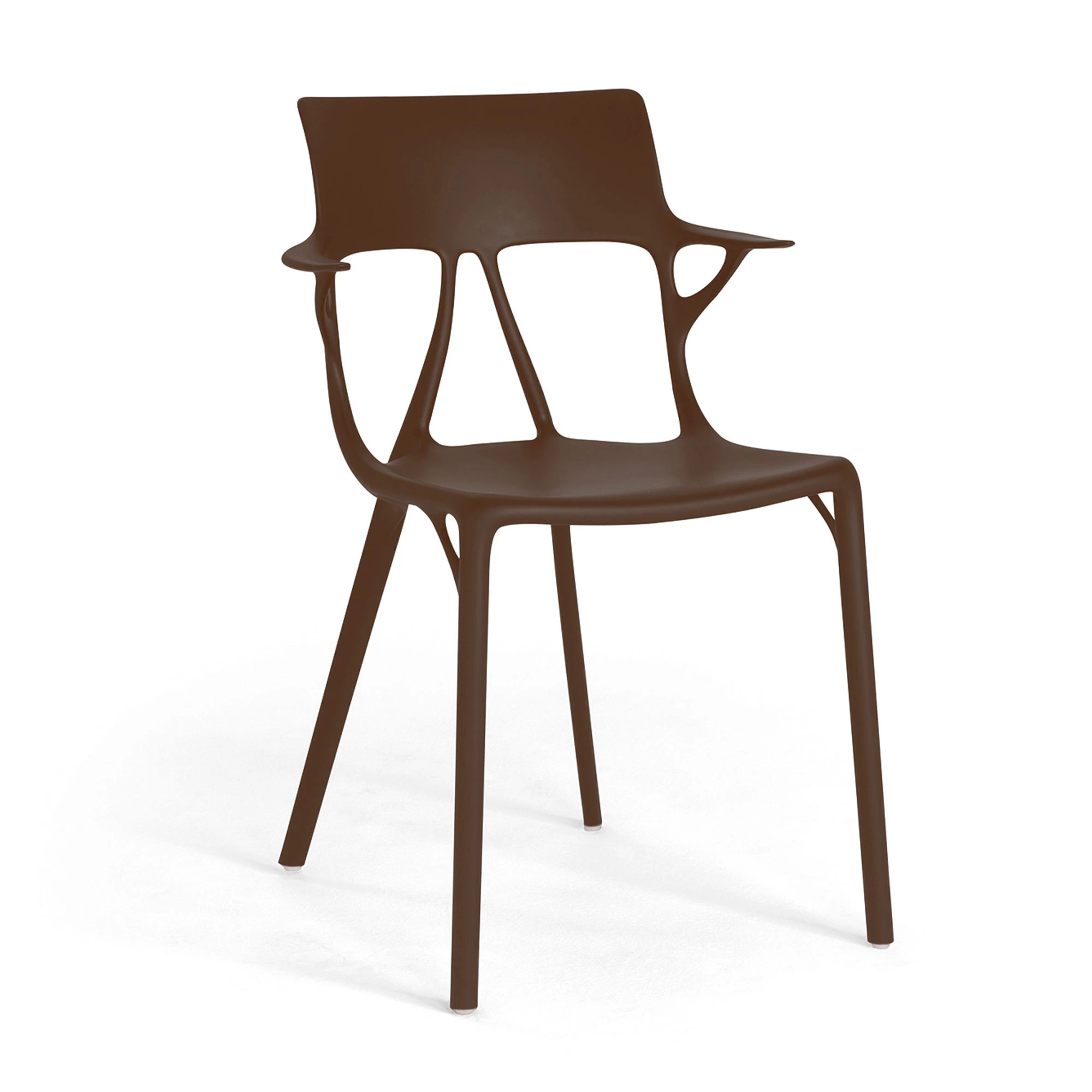 Kartell A.I. Stol - Stolar Återvunnen Termoplastisk Teknopolymer Mocha Brown