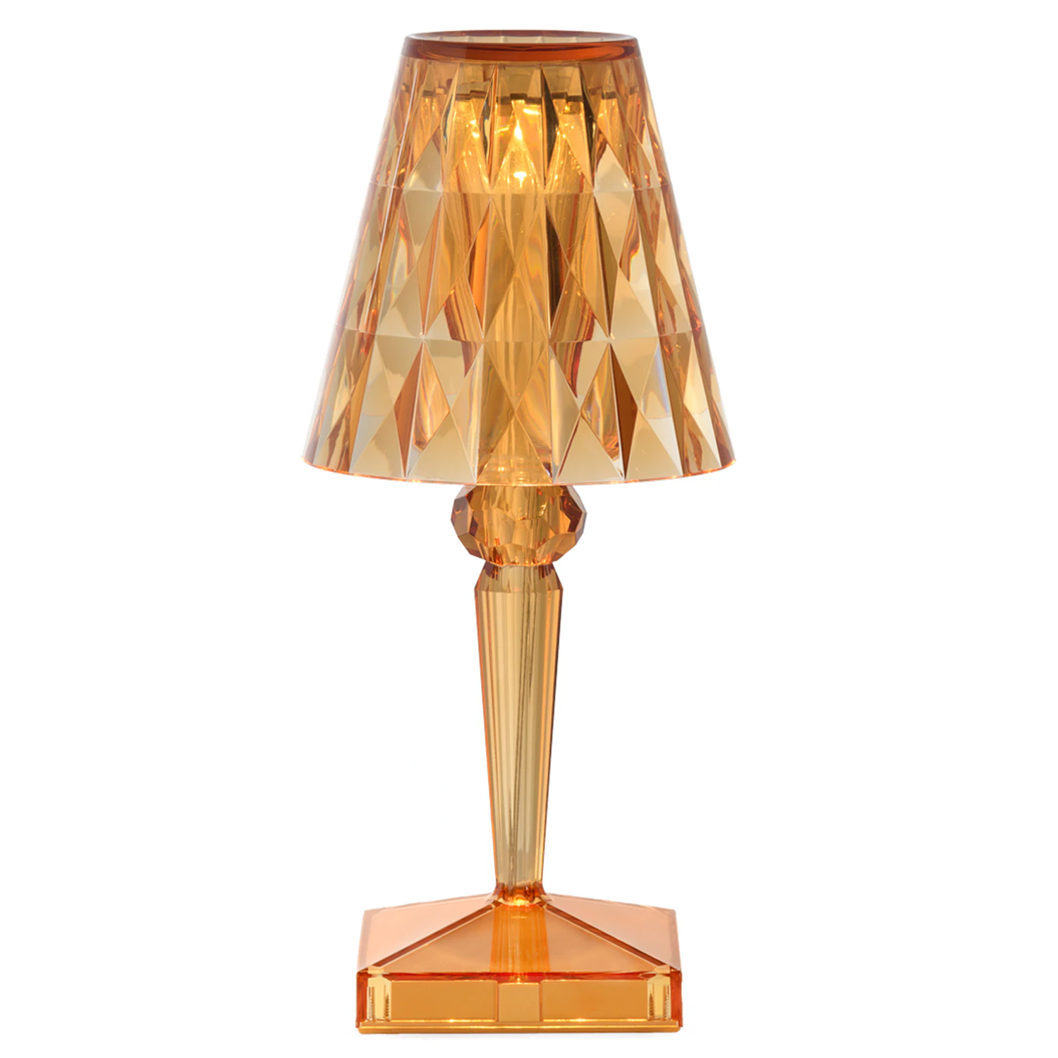 Kartell Battery Bordslampa Portabel - Portabla lampor Pmma Orange